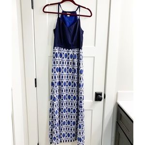 J. crew Blue Maxi Dress